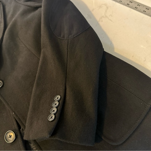 Jack & JONES EFix Medium fit Black Two Button blazer 185/104A (XL) Elbow Patches - Picture 9 of 12